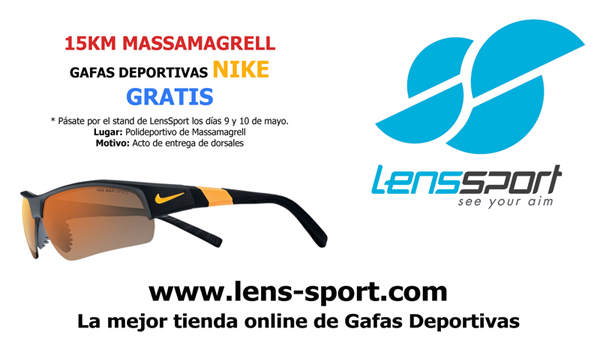 Sorteo gafas deportivas 15K Massamagrell | LensSport