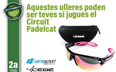 LensSport, patrocinador oficial del Circuit Padelcat