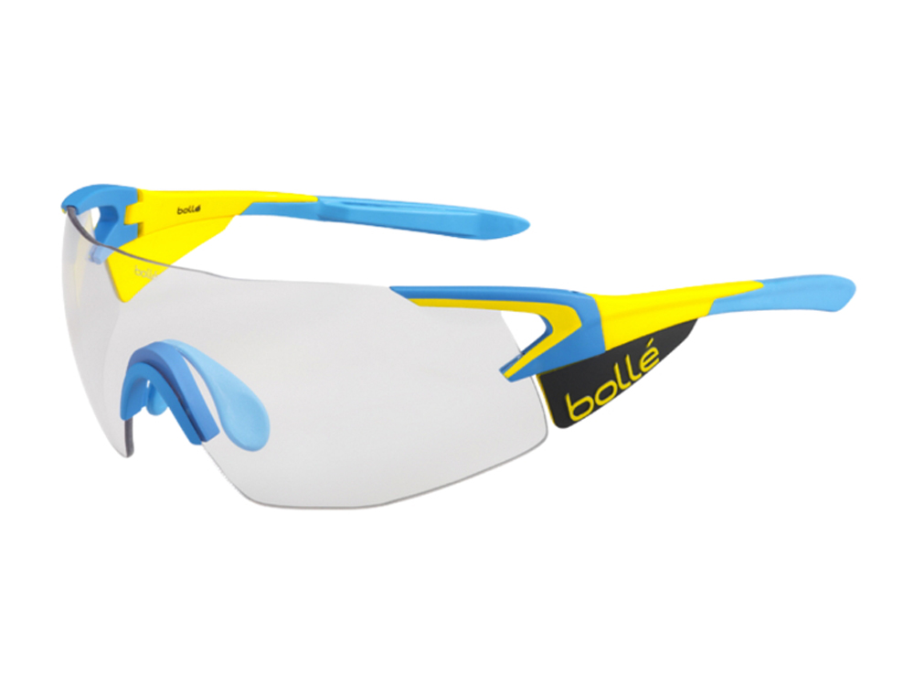 Gafas fotocromáticas ciclismo Bollé 5th Element Pro Matte Yellow Blue Modulator clear grey
