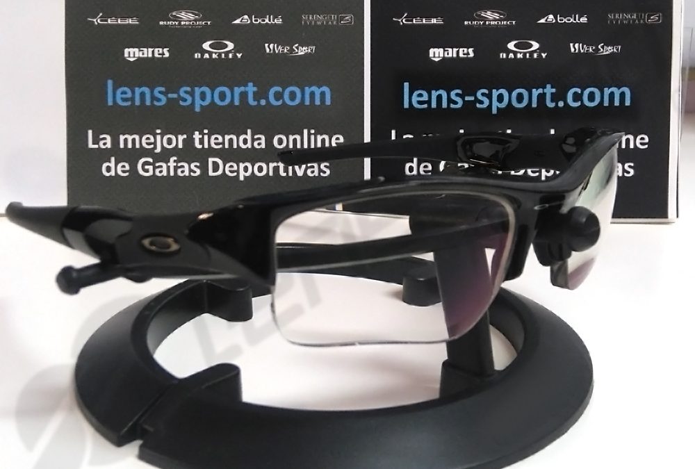 Oakley Flak Jacket XLJ graduada | Transparentes (Hipermetropía leve y astigm. moderado)