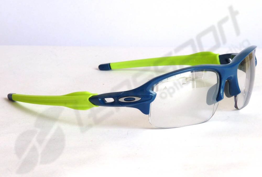 Gafas Oakley Flak 2.0 XS graduadas | Fotocromáticas Cat. 0-3 espejo plata (Miopía leve y astigm. leve)