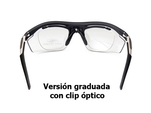 Gafas deportivas Rudy Project Rydon con suplemento clip graduable