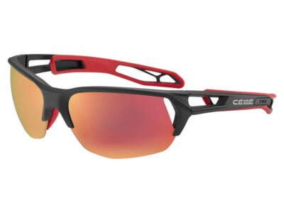 Cébé S'Track Ultimate M Black Red Matte | Gafas con lentes intercambiables