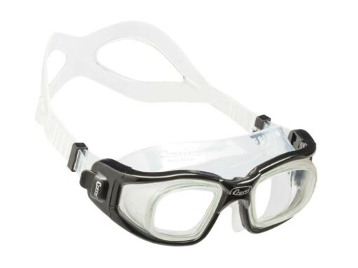 Cressi Galileo Glass Black | Gafas híbridas para natación graduadas